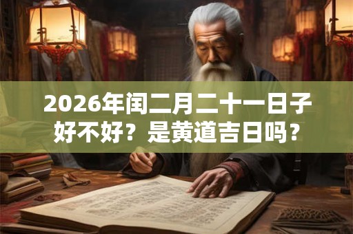 2026年闰二月二十一日子好不好？是黄道吉日吗？