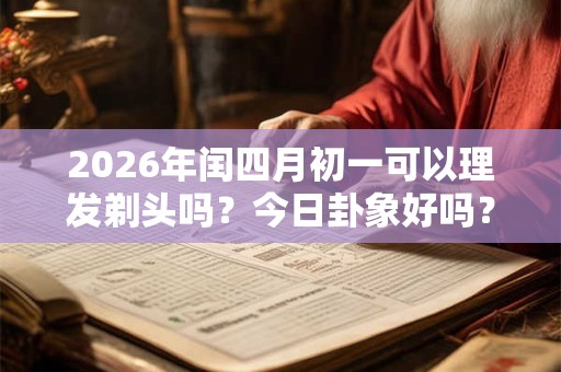 2026年闰四月初一可以理发剃头吗？今日卦象好吗？