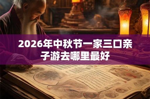 2026年中秋节一家三口亲子游去哪里最好