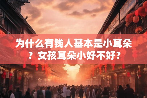 为什么有钱人基本是小耳朵？女孩耳朵小好不好？