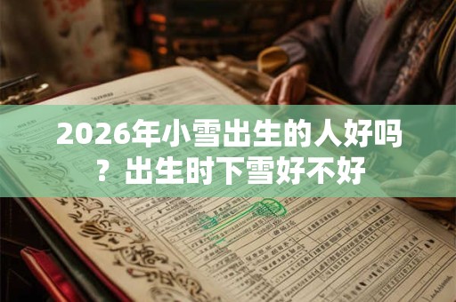 2026年小雪出生的人好吗？出生时下雪好不好