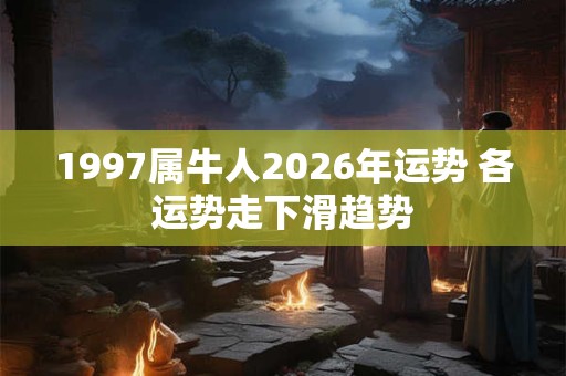 1997属牛人2026年运势 各运势走下滑趋势