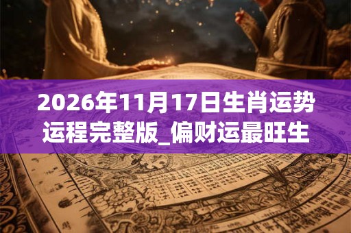 2026年11月17日生肖运势运程完整版_偏财运最旺生肖