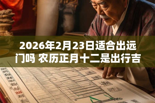 2026年2月23日适合出远门吗 农历正月十二是出行吉日吗