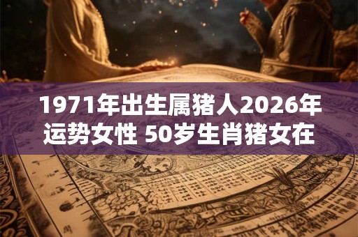 1971年出生属猪人2026年运势女性 50岁生肖猪女在2026年运气如何