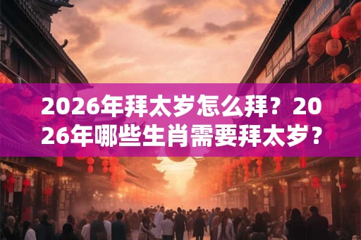 2026年拜太岁怎么拜？2026年哪些生肖需要拜太岁？