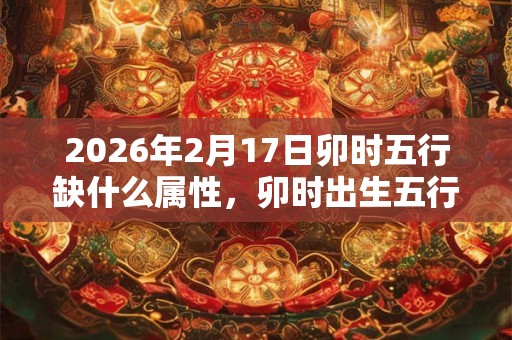 2026年2月17日卯时五行缺什么属性，卯时出生五行缺什么