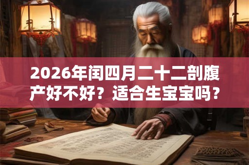 2026年闰四月二十二剖腹产好不好？适合生宝宝吗？