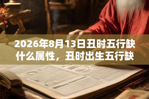 2026年8月13日丑时五行缺什么属性，丑时出生五行缺什么