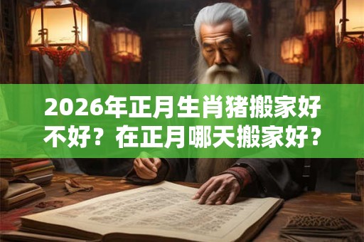2026年正月生肖猪搬家好不好？在正月哪天搬家好？