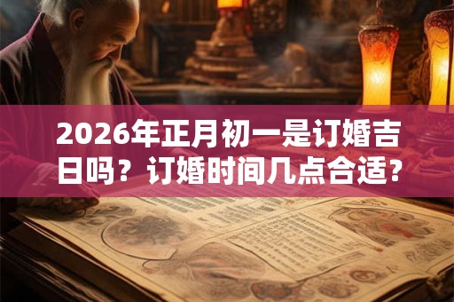 2026年正月初一是订婚吉日吗？订婚时间几点合适？