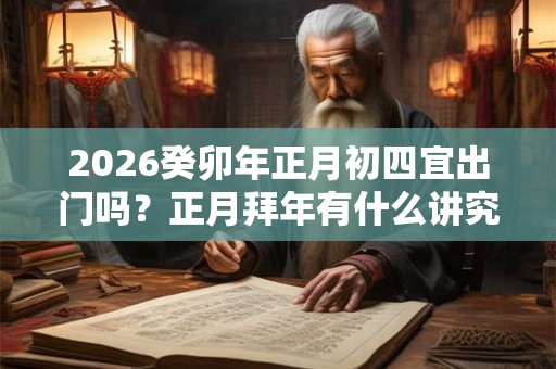 2026癸卯年正月初四宜出门吗？正月拜年有什么讲究