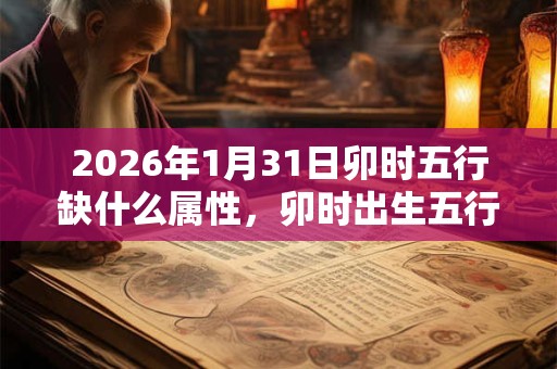 2026年1月31日卯时五行缺什么属性，卯时出生五行缺什么