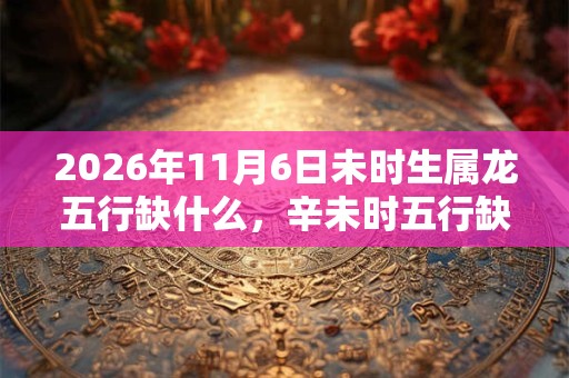 2026年11月6日未时生属龙五行缺什么，辛未时五行缺什么