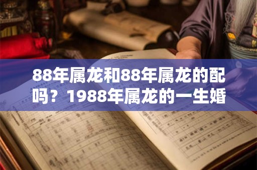 88年属龙和88年属龙的配吗？1988年属龙的一生婚姻状况
