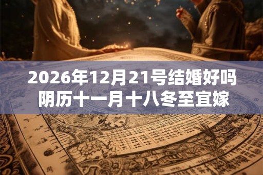 2026年12月21号结婚好吗 阴历十一月十八冬至宜嫁娶吗