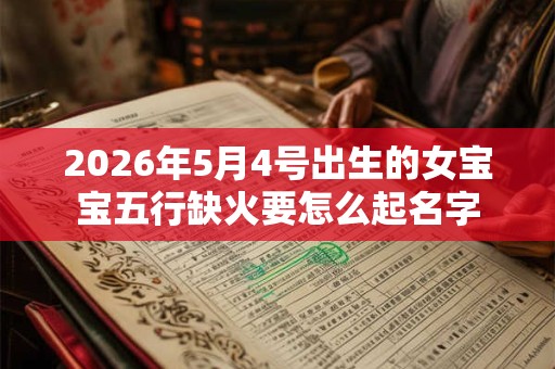 2026年5月4号出生的女宝宝五行缺火要怎么起名字