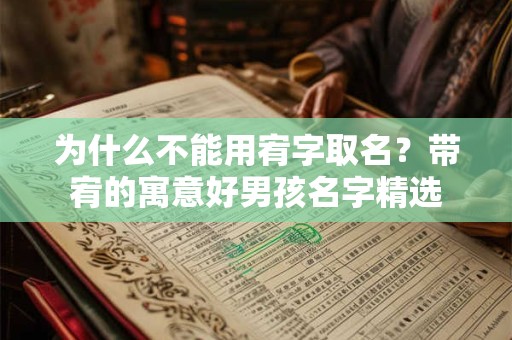 为什么不能用宥字取名?带宥的寓意好男孩名字精选 为什么不能用宥字取名?带宥的寓意好男孩名字精选