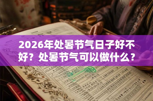 2026年处暑节气日子好不好？处暑节气可以做什么？