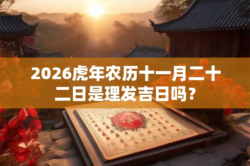 2026虎年农历十一月二十二日是理发吉日吗？
