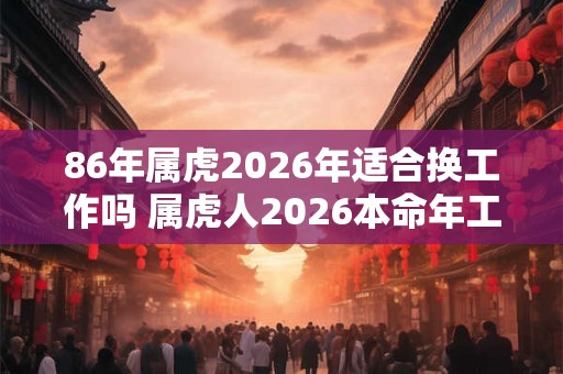 86年属虎2026年适合换工作吗 属虎人2026本命年工作运势