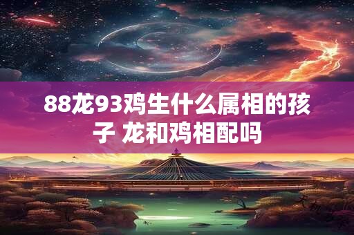 88龙93鸡生什么属相的孩子 龙和鸡相配吗