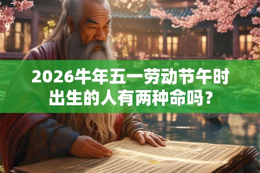 2026牛年五一劳动节午时出生的人有两种命吗？