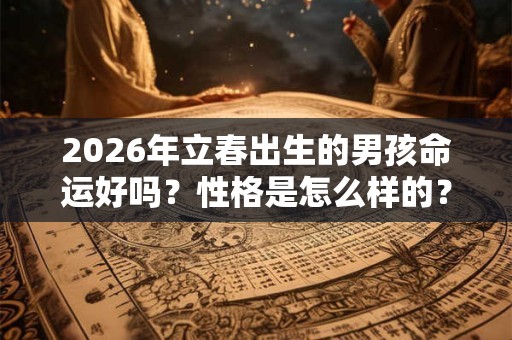 2026年立春出生的男孩命运好吗？性格是怎么样的？