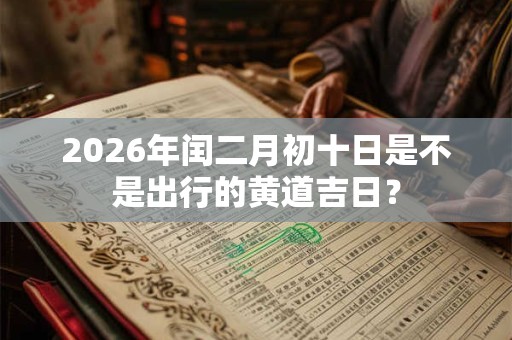 2026年闰二月初十日是不是出行的黄道吉日？