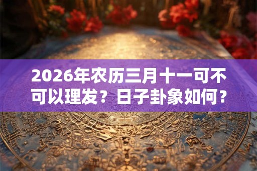 2026年农历三月十一可不可以理发？日子卦象如何？