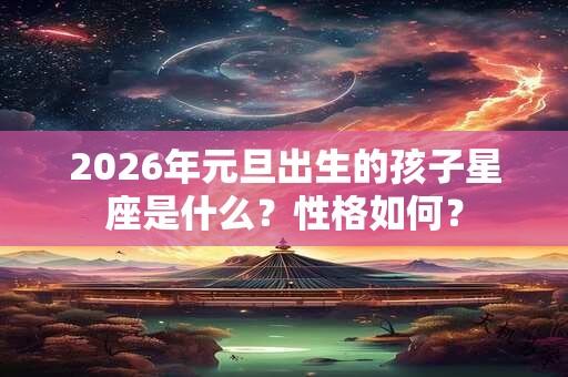 2026年元旦出生的孩子星座是什么?性格如何? 2026年元旦出生的孩子星座是什么?性格如何?