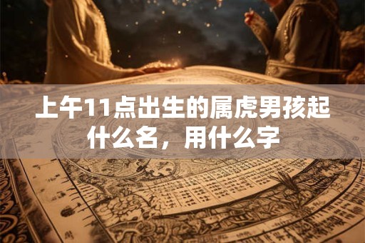 上午11点出生的属虎男孩起什么名，用什么字