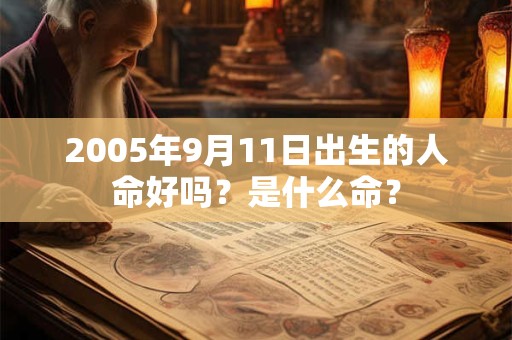 2005年9月11日出生的人命好吗?是什么命? 2005年9月11日出生的人命好吗?是什么命?