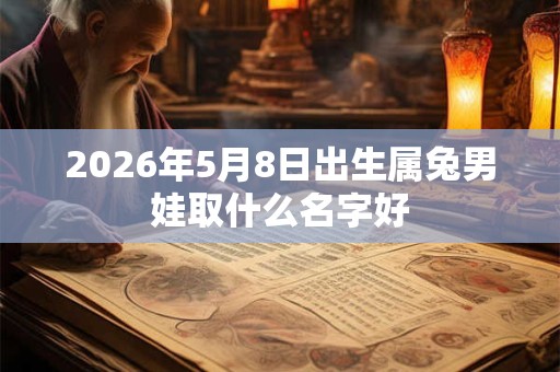 2026年5月8日出生属兔男娃取什么名字好