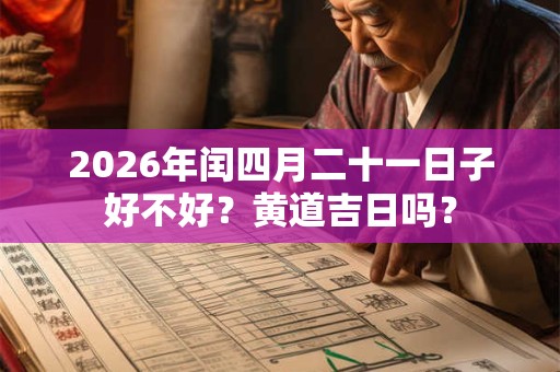 2026年闰四月二十一日子好不好？黄道吉日吗？