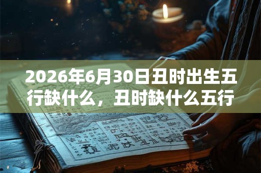 2026年6月30日丑时出生五行缺什么，丑时缺什么五行