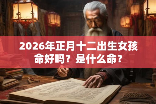 2026年正月十二出生女孩命好吗？是什么命？