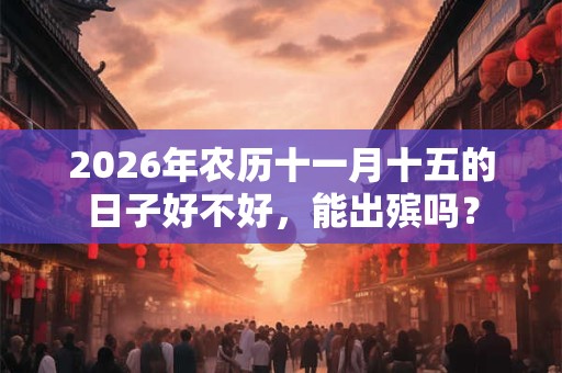 2026年农历十一月十五的日子好不好，能出殡吗？
