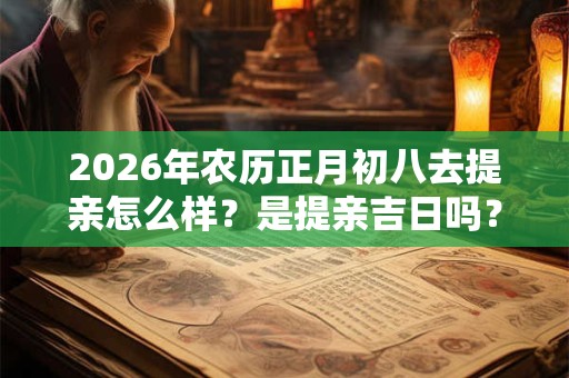 2026年农历正月初八去提亲怎么样？是提亲吉日吗？
