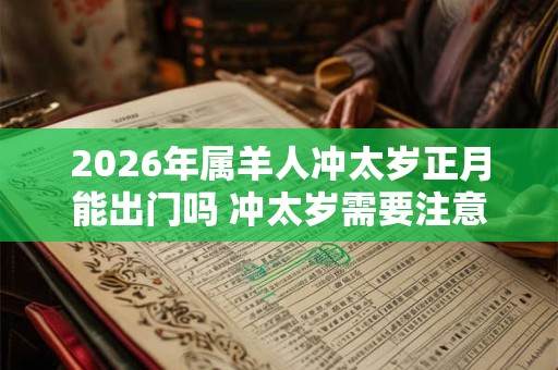 2026年属羊人冲太岁正月能出门吗 冲太岁需要注意什么