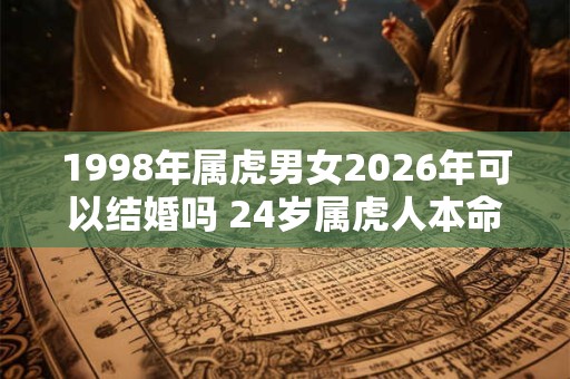 1998年属虎男女2026年可以结婚吗 24岁属虎人本命年结婚要注意什么