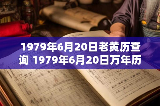 1979年6月20日老黄历查询 1979年6月20日万年历黄道吉日
