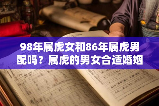98年属虎女和86年属虎男配吗？属虎的男女合适婚姻吗？