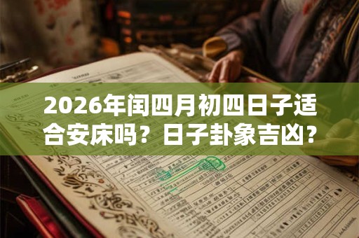 2026年闰四月初四日子适合安床吗？日子卦象吉凶？