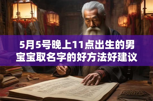 5月5号晚上11点出生的男宝宝取名字的好方法好建议