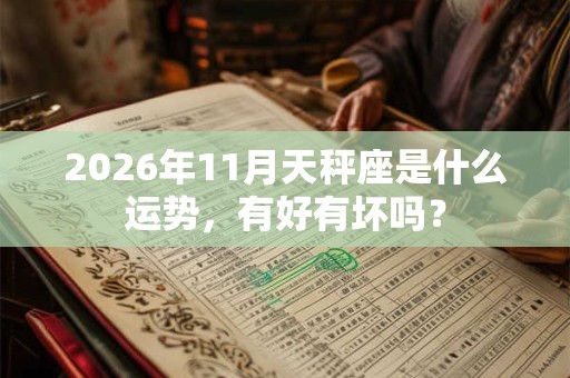 2026年11月天秤座是什么运势，有好有坏吗？