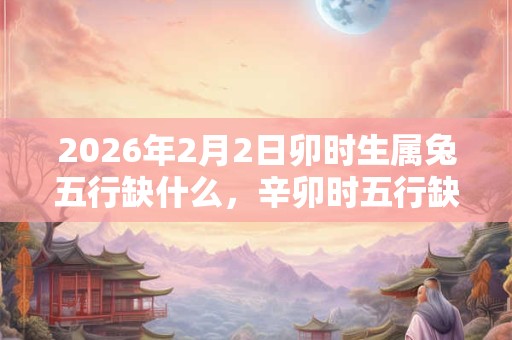 2026年2月2日卯时生属兔五行缺什么，辛卯时五行缺什么