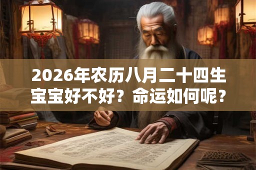 2026年农历八月二十四生宝宝好不好？命运如何呢？