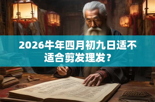2026牛年四月初九日适不适合剪发理发？