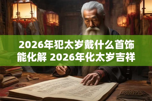 2026年犯太岁戴什么首饰能化解 2026年化太岁吉祥物